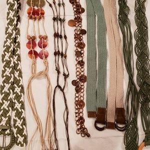 Bundle of Beautiful Belts